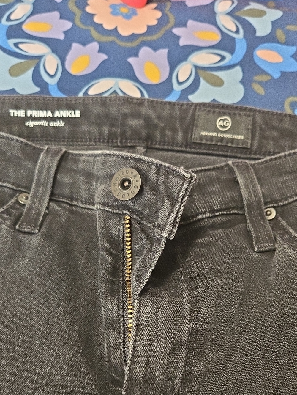 Ag Adriano Goldschmied Prima Ankle Cigarette Jeans - Black